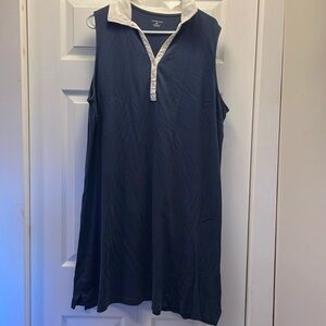 Lands’ End sleeveless Polo dress
